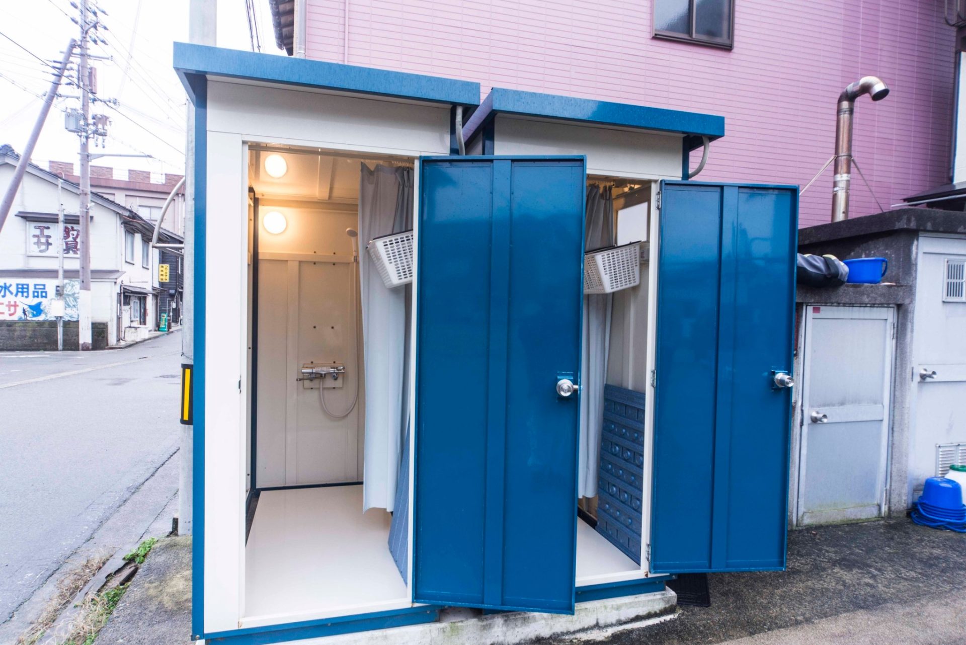 新設したシャワールーム