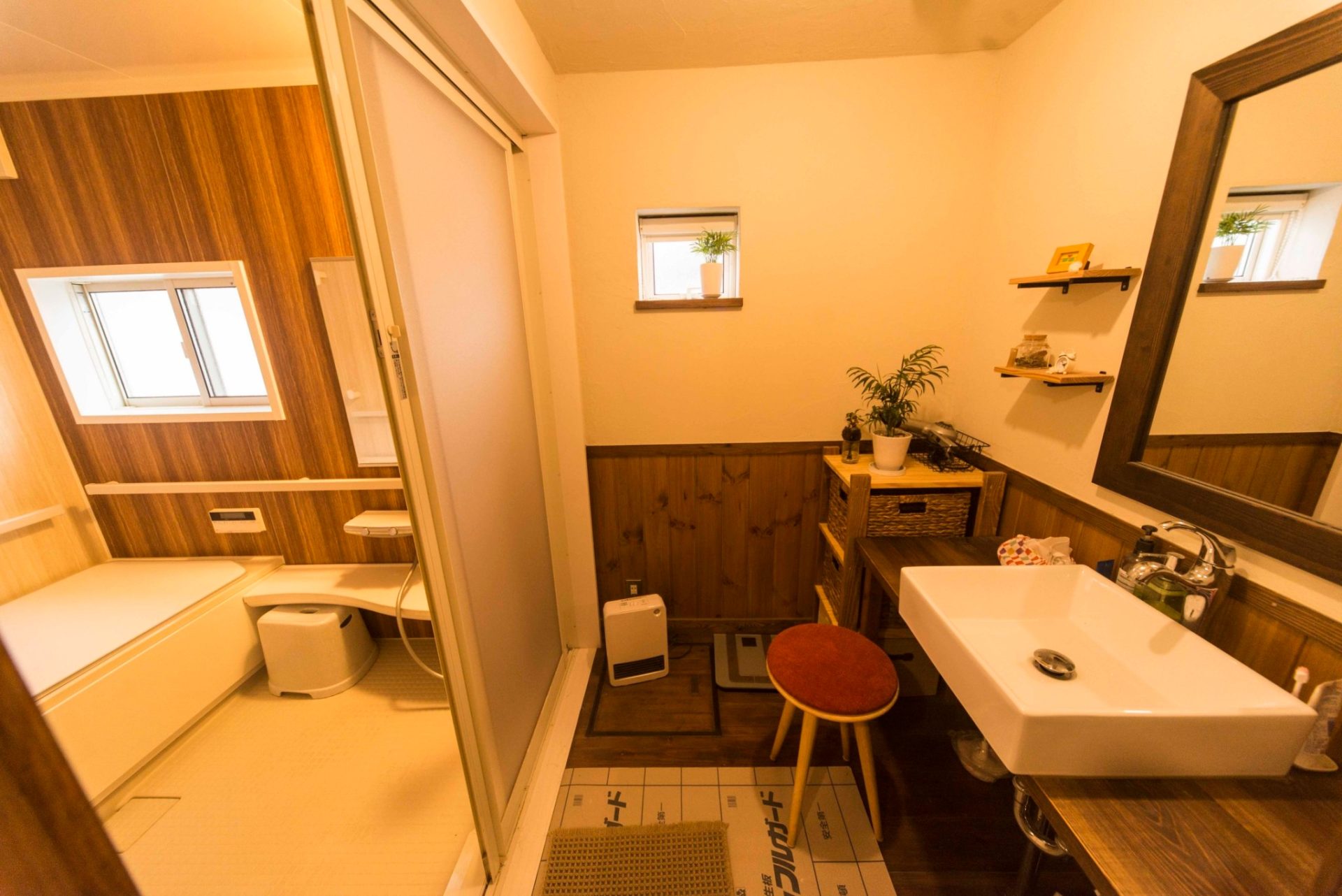 新しくなったバスルーム